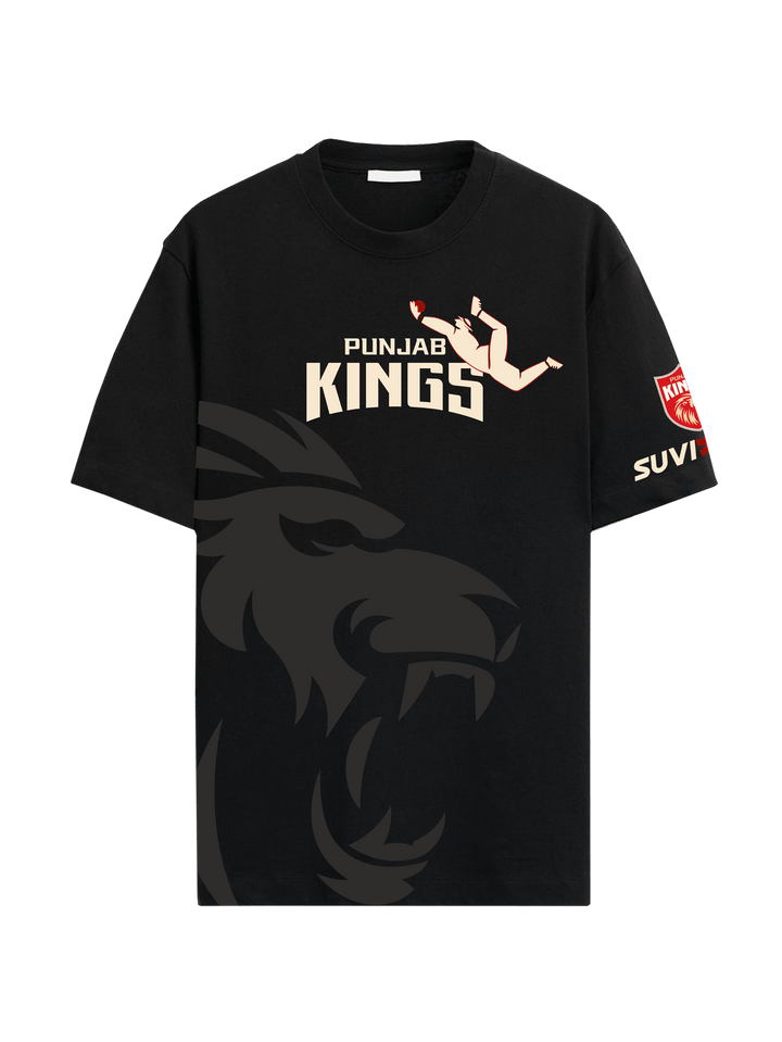Black Oversized Too Much Fun Too Watch Tee