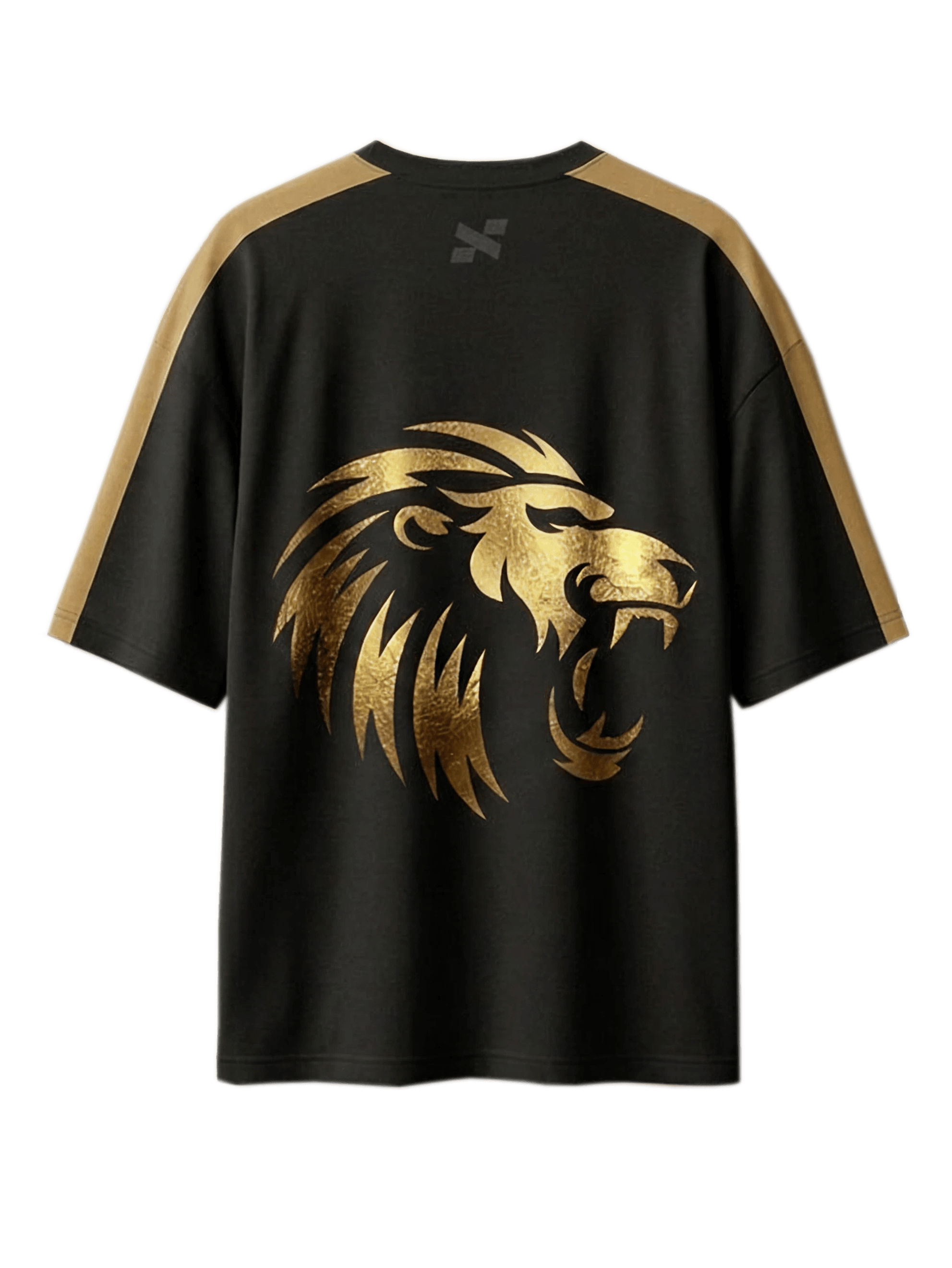 gold-lion-oversized-tee