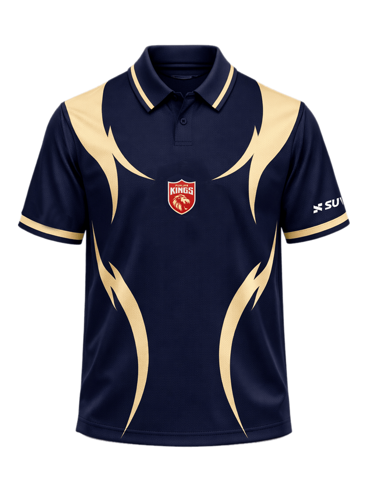 Navy Fan Polo