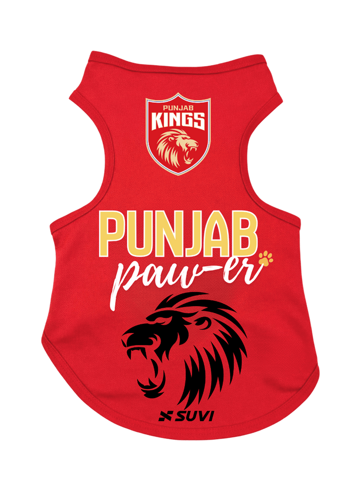 PBKS - Punjab Paw-er Pet Wear